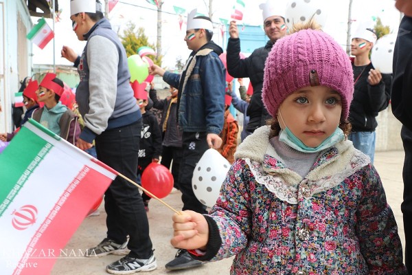 جشن انقلاب در روستای ملاخیل پوروا بخش هزارجریب نکا