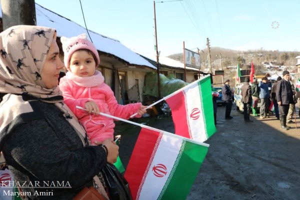 جشن انقلاب و راهپیمایی ۲۲بهمن در شیرگاه و لفور -سوادکوه شمالی