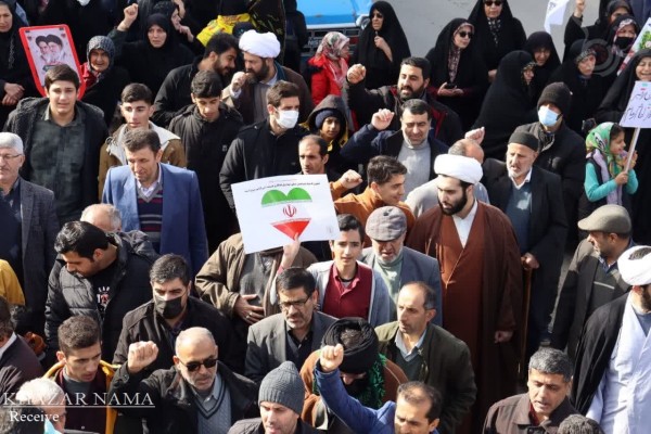 جشن انقلاب و راهپیمایی ۲۲بهمن در بندپی شرقی بابل