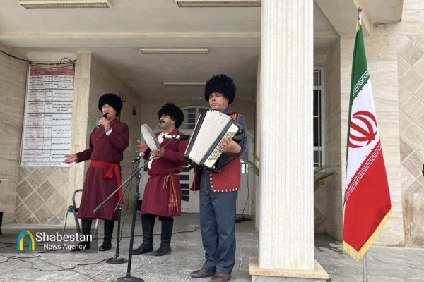 استقبال از مهمانان ترکمنستانی نکوداشت مختومقلی در گلستان