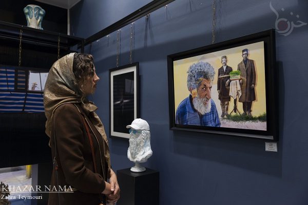 افتتاح نمایشگاه عکس در بزرگداشت خیام و فردوسی _ گالری کنعانی ساری