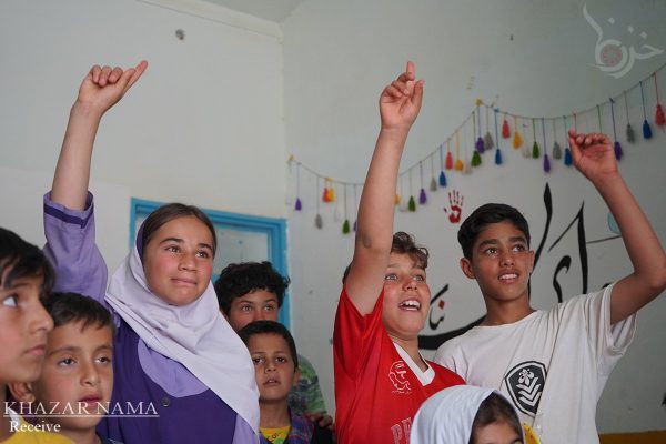 یک روز با نشاط در مدرسه روستای کردمیر از توابع بخش چهاردانگه ساری