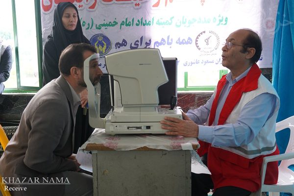 کاروان خدمات و سلامت سپاهکربلا در دهستان سه هزار تنکابن