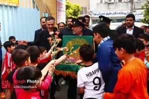 استقبال از کاروان زیر سایه خورشید در قائم‌شهر