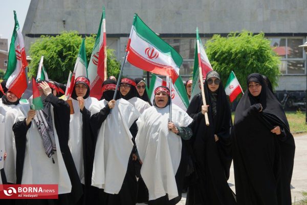  راهپیمایی مردم بابل در جمعه خشم و نصر