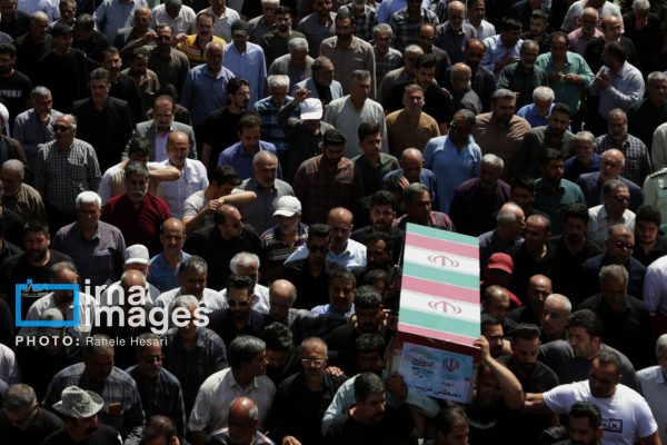تشییع پیکر شهید حملات رژیم صهیونیستی در فاضل آباد گلستان