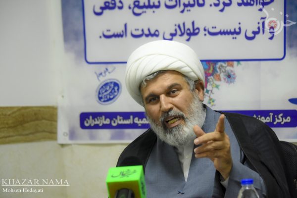 نشست خبری “حجت الاسلام رفیعی” معاون حوزههای علمیه کشور در ساری