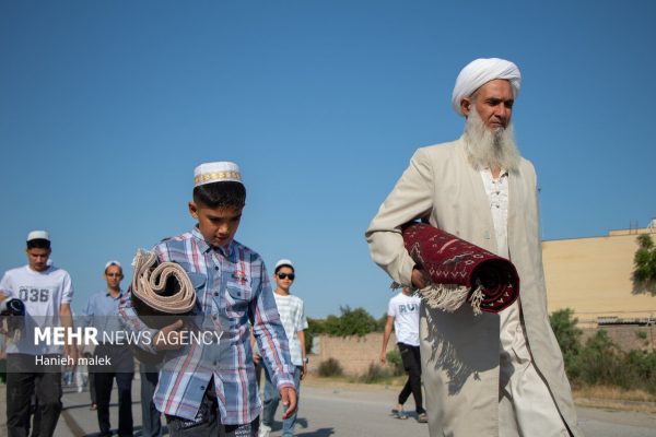 نماز عید قربان در بندر ترکمن