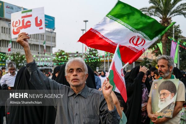 راهپیمایی کیلومتری غدیر در رشت
