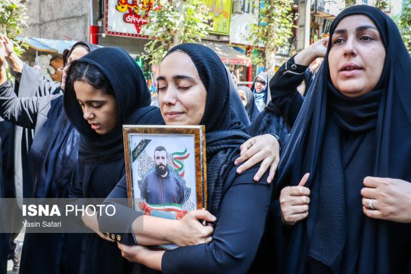 تشییع پیکر پاسدار شهید “مصطفی شیرین پور” در شهر فومن گیلان