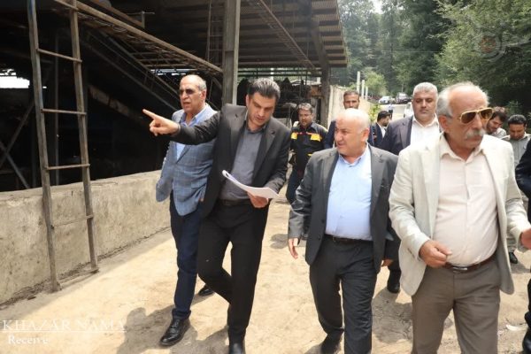 بازدید استاندار مازندران از سایت پسماند الیمالات شهرستان نور