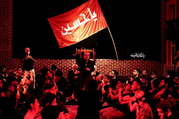 عزاداری شب اول محرم در هیات های قمر بنی هاشم و ثارالله ساری