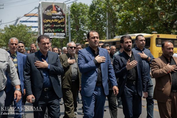 مراسم دسته روی هیات قمر بنی هاشم(ع) شهرداری قائم شهر