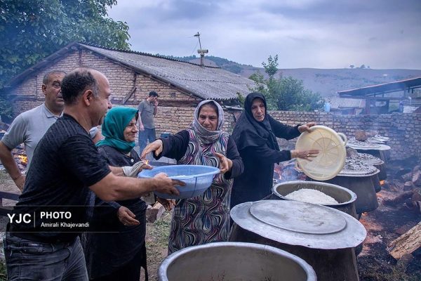 آیین سنتی محرم پلاخوار در کیاسر