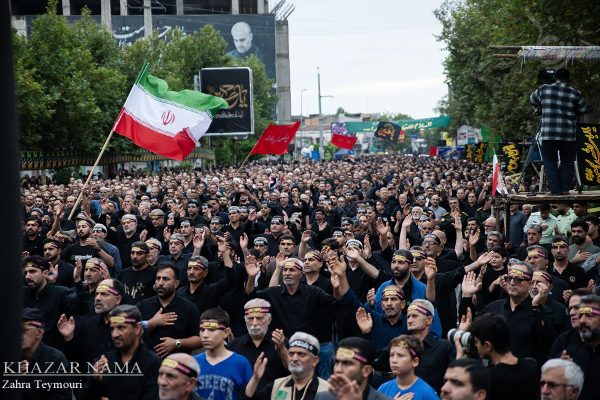 اجتماع عزاداران قائمشهری در تاسوعای حسینی