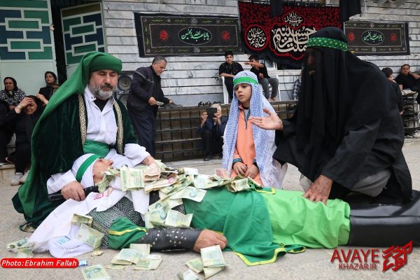 تعزیهخوانی حضرت علیاکبر(ع) در روستای دینهسر دودانگه ساری