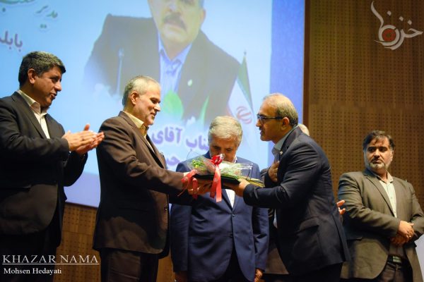 مراسم تودیع و معارفه مدیر شعب بانک کشاورزی مازندران در بابلسر