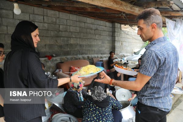 آیین اطعام دهی ماه محرم در روستاهای سوادکوه