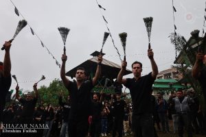 آیین عزاداری ماه محرم در روستای تلاوک دودانگه ساری