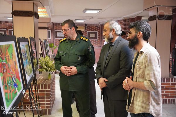افتتاح نمایشگاه “ایران جان” در گالری سوره حوزه هنری مازندران