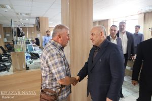 بازدید سرزده استاندار از اداره کل امور مالیاتی مازندران