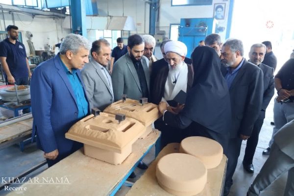 بازدید نماینده ولی فقیه در مازندران از شهرک صنعتی سلمانشهر