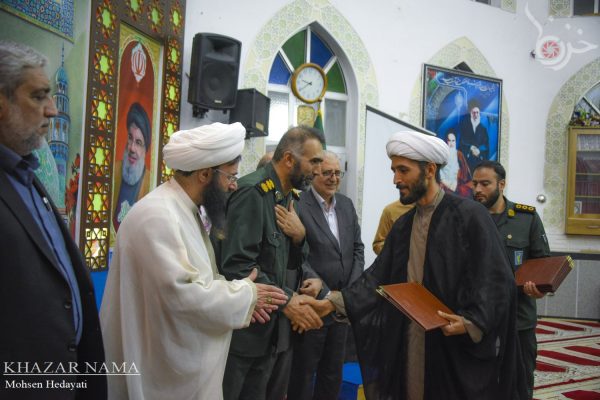 مراسم تکریم فعالان مساجد شهرستان ساری