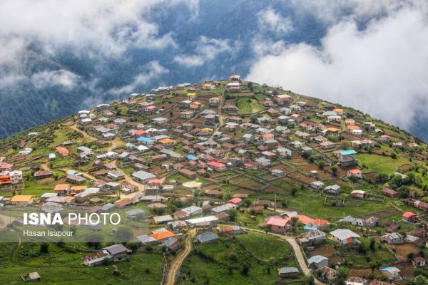 روستای “اِسپِرِز” سوادکوه بر فراز ابرها
