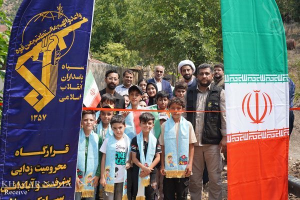 بهرهبرداری از پل دانشآموزی عابرپیاده شهدای چناربن بخش هزارجریب نکا