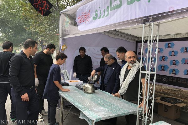 پذیرایی موکب شهدای بانک کشاورزی مازندران از عزاداران اربعین حسینی