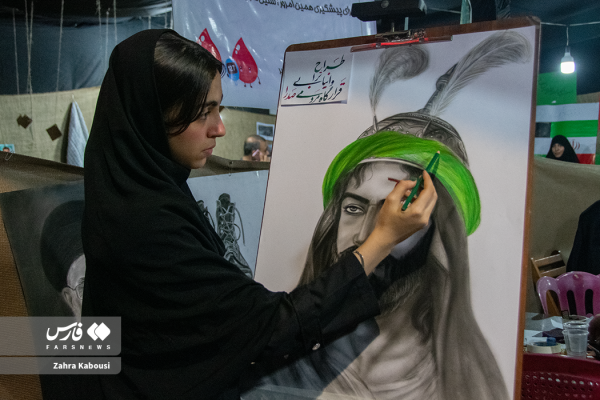 خیابان دلدادگان اربعین در گرگان