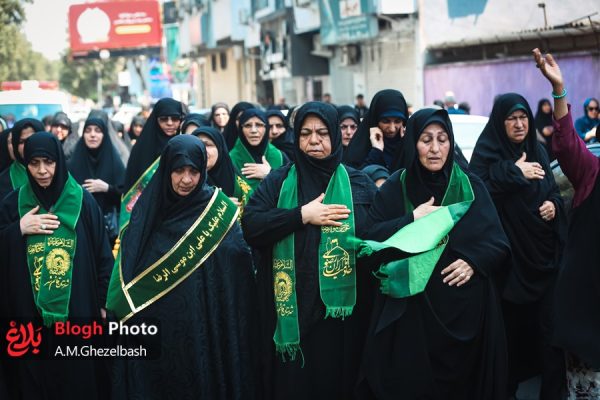 دستهروی و عزاداری شهادت امام رضا(ع) در قائمشهر
