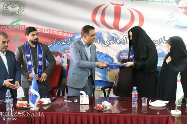 مراسم تودیع و معارفه رئیس سازمان دانشآموزی مازندران