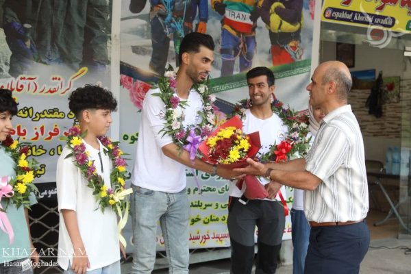 استقبال از کوهنوردان فاتح قله دماوند و کازبک گرجستان  در سوادکوه