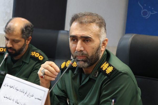 نشست خبری “شریفی” فرمانده سپاه ساری به مناسبت هفته دفاع مقدس