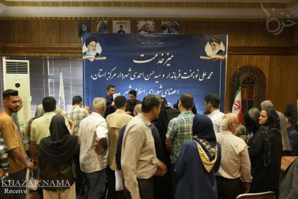میز خدمت دستگاههای اجرایی شهرستان ساری در شهرداری منطقه دو