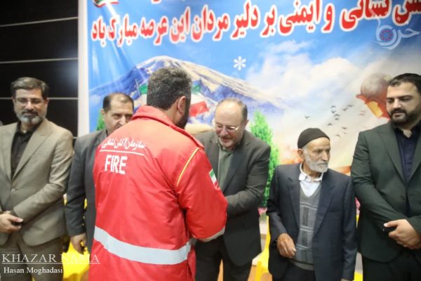 مراسم گرامیداشت روز آتش‌نشان و ایمنی در سوادکوه