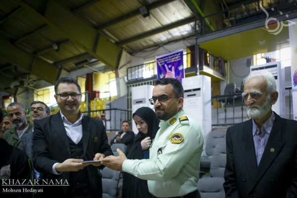 مراسم بزرگداشت هفته تربیت بدنی در هنرستان ستارگان شمال -ساری
