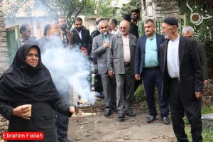 تجدید میثاق هنرمندان با شهدای دفاع مقدس در روستای مرمت ساری
