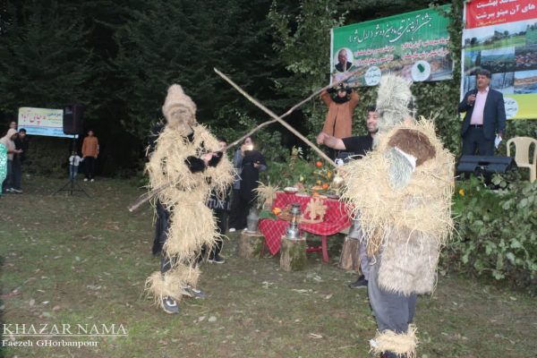 جشن آیینی تیرماه سیزده شو در روستای چالی سوادکوه شمالی