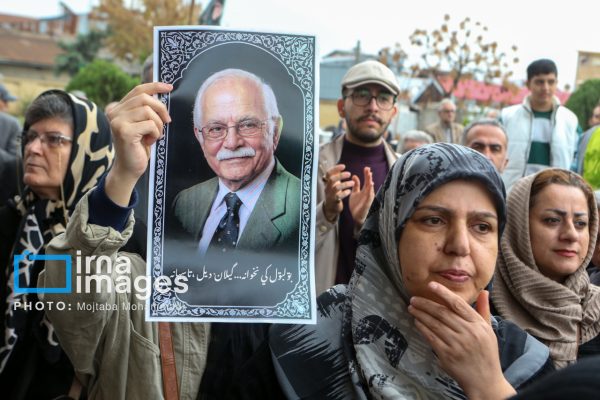 مراسم تشییع  “ناصر مسعودی” استاد موسیقی گیلکی در رشت