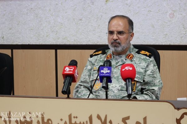 نشست خبری سردار موحد فرمانده سپاه کربلای مازندران ویژه هفته بسیج