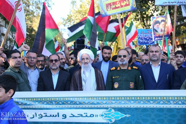 راهپیمایی ۱۳ آبان ۱۴۰۴ در ساری