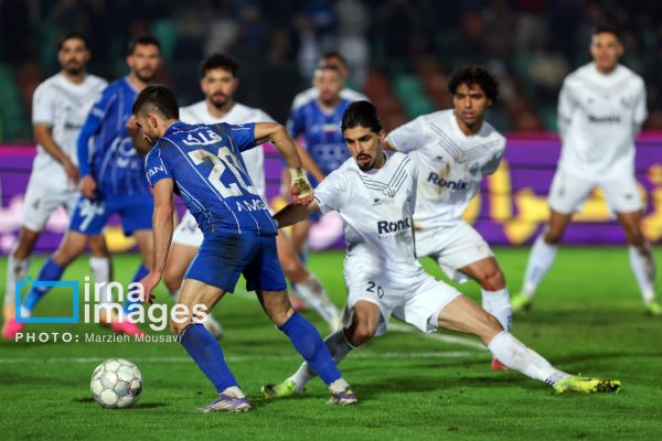 تساوی تیم‌ فوتبال ملوان بندرانزلی مقابل استقلال