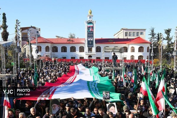مراسم بزرگداشت حماسه نهم دی در رشت