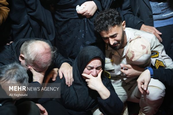 تشییع شهید امنیت “امیرحسام جوینده” در رشت