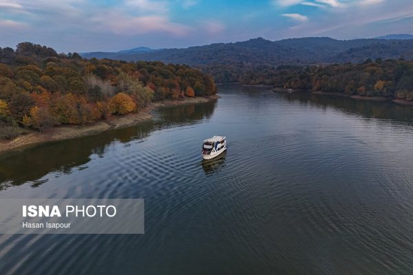 سفید پوش شدن کوه و پرآب شدن سد در سوادکوه