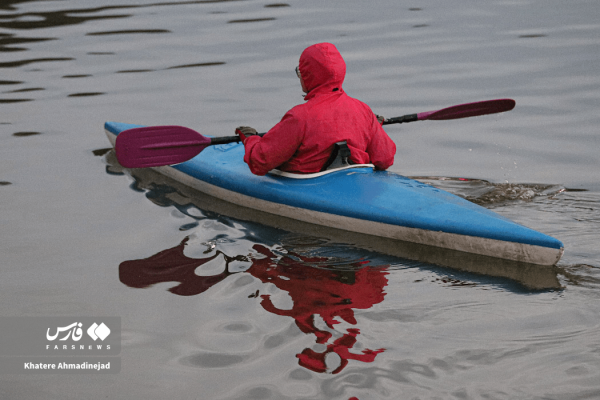 پیاده راه استخر لاهیجان؛ پس از باران پاییزی