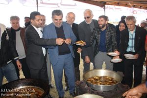 نخستین جشنواره ماهی کباب در روستای تاج الدین محله ساری