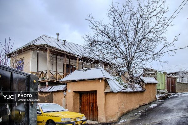 بارش برف زمستانی در ارتفاعات شهرستان ساری